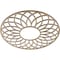 Ekena Millwork Cannes Wood Fretwork Pierced Ceiling Medallion, Hickory, 22"OD x 7 1/2"ID x 1/4"T CMWP22X22X0250CNHI - alternate 2